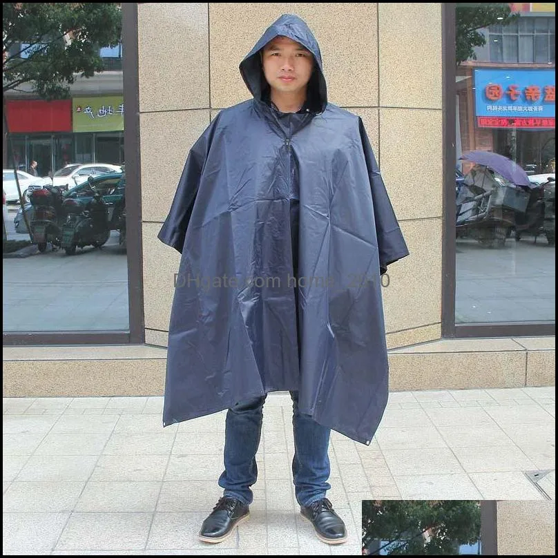 Multifunctional Military Camo Raincoat Poncho Type Waterproof