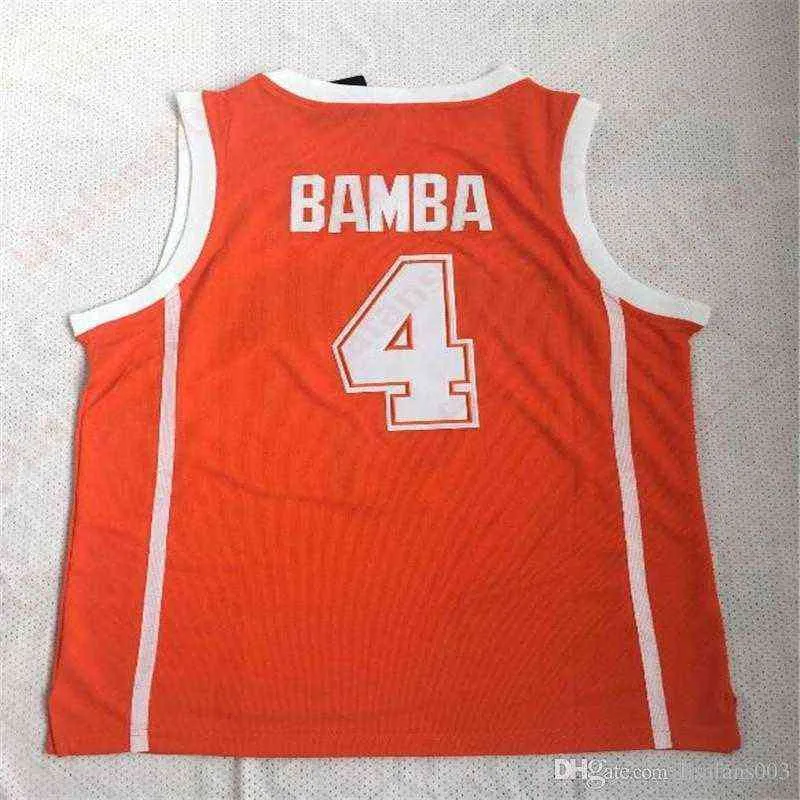 NCAA Texas Longhorns Stitched College Basketball 35 Kevin  4 Mohamed Bamba white orange men Jerseys