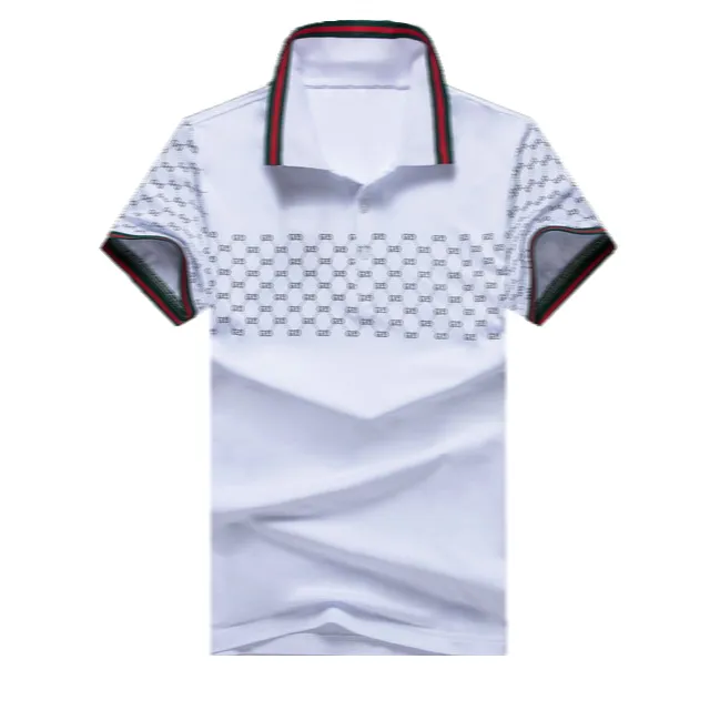 Männer Polo -Hemden Luxus Designer Kleidung Sommer Kurzärmel Fashion Casual Hip Hop Stickerei Buchstabe Farbgestelle MENS POLOS POLOS