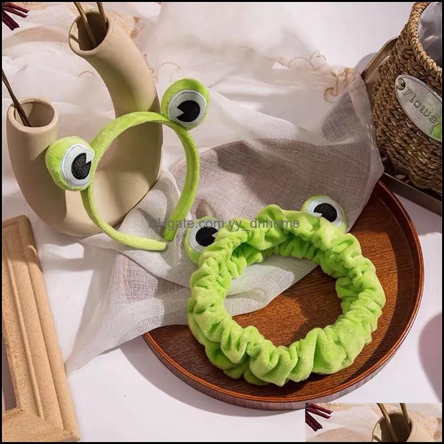 Other Household Sundries Funny Frog Makeup Headband Wide-brimmed Elastic Hairbands Cute Bands Women Hair Accessories Girls Hairband