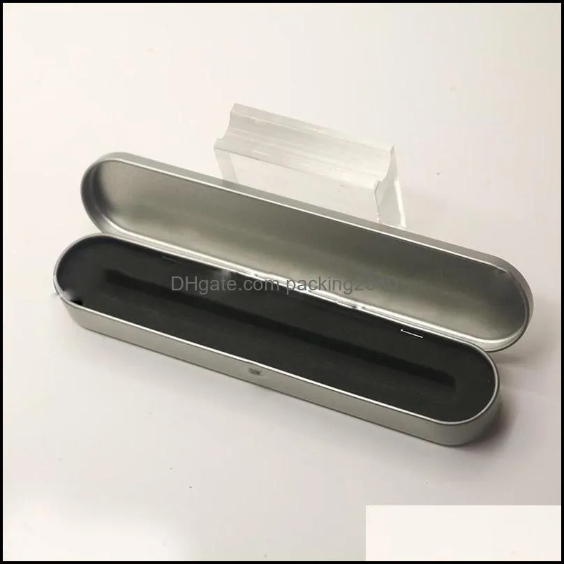 1pc Practical EVA Tinplate Pencil Case Metal New Students Stationery Pen Boxes With Packaging Business Office Supplies For Gifts