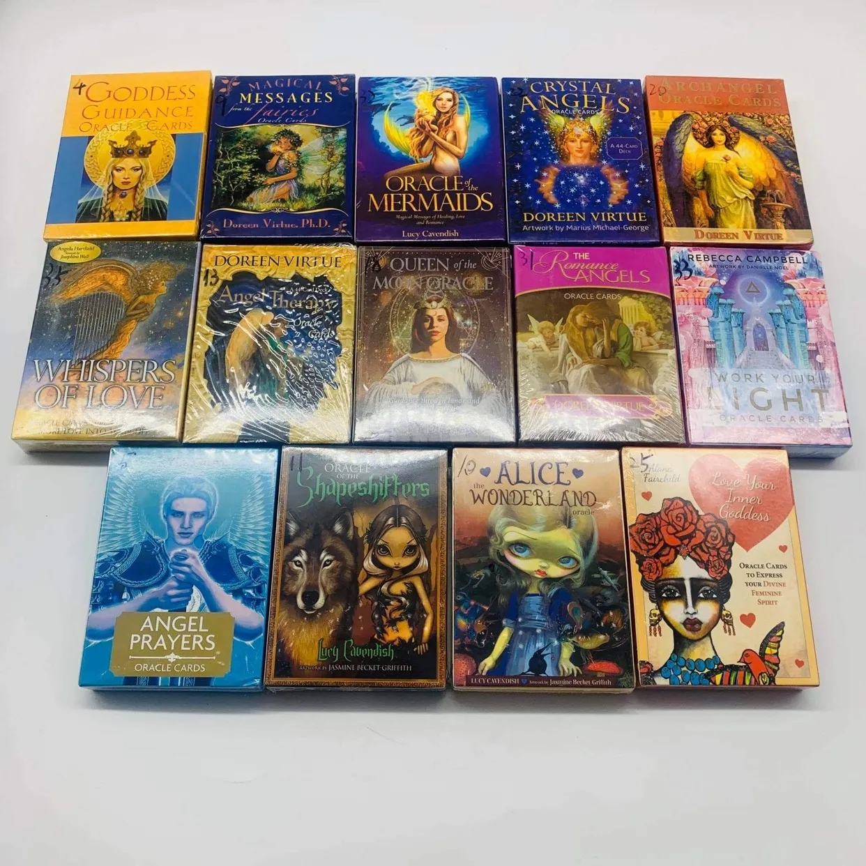 Toptan Özel Oyunlar Baskı Tarot Kart Güverte Yüksek Kalite Oracle Oyun Kartları Çin Fabrika Yapımı Kart