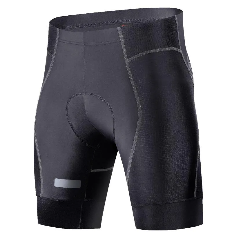 Pantaloncini da ciclismo per motociclisti pantaloni neri da uomo estate sport sport in bicicletta a colore solido cuscino in schiuma 4d traspirato