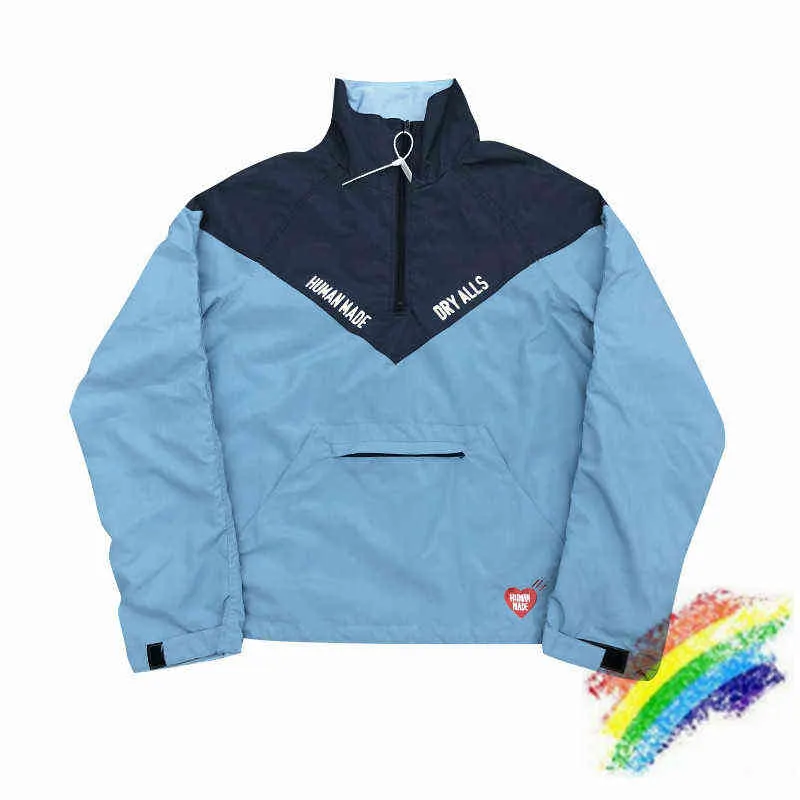 2020ss Embroidery Human Made Jackets Women Men High Quality Jackets Splice Rainproof Windbreaker Human Made Jacket T220721 T220721 T220721