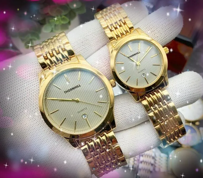 Couple populaire femmes hommes ligne squelette montres mouvement à quartz calendrier tique couples étanche verre saphir montres-bracelets Orologio di lusso