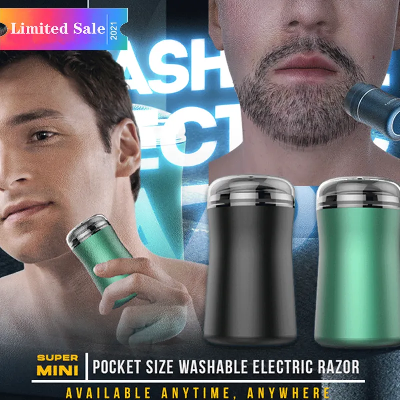 Electric Men Shaver Mini Portable Whole Body Depilator Hair Remover Trimmer Machine Hair Trimmer Beard Edge Hair Cutting Tool 220624