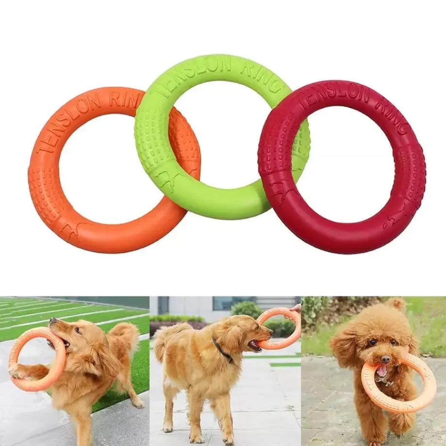 Dog Toys Eva Интерактивное тренировочное кольцо, устойчивый
