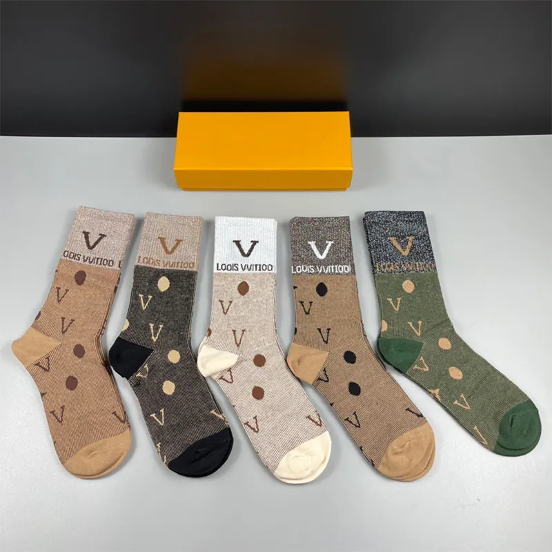 2023 Mens socks Designer Women High Quality Cotton All match classic Ankle Letter Breathable black and white Football basketball Sports Sock Wholesale Uniform size