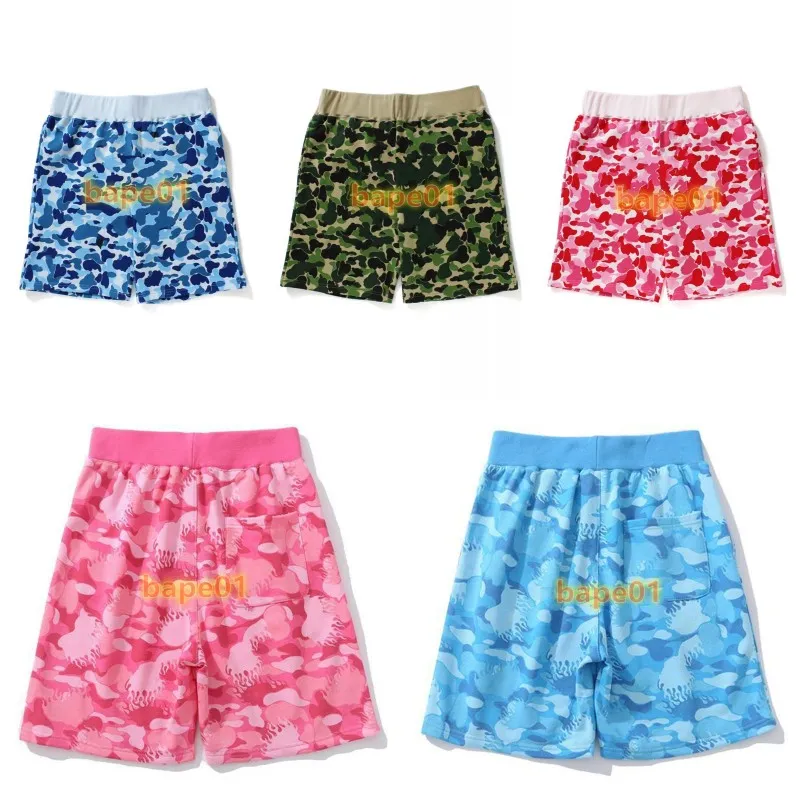 Masculino shorts shorts de verão fashion homem mulher mulher de alta qualidade calças azuis rosa tamanho m-xxl kzs2