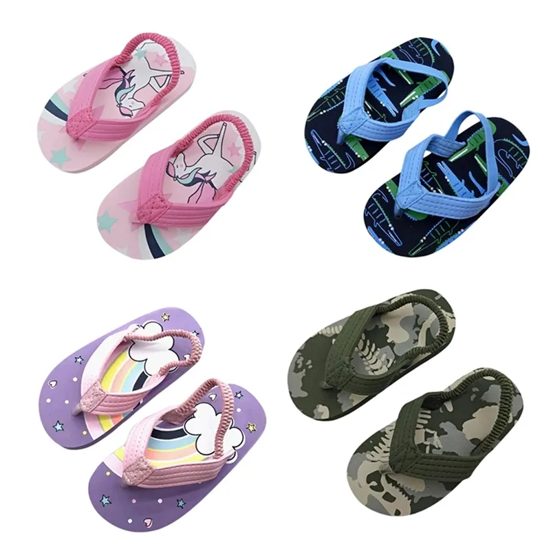 Sapatos infantis para crianças pequeninas com tira traseira meninos sapatos de água para a praia e piscina 220701