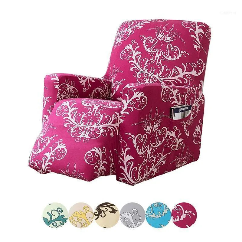 Stretch Recliner Chair Covers Elastic Sofa Slipcover For Living Room Pet Kids Couch Cover Floral Printed Furniture Protector1