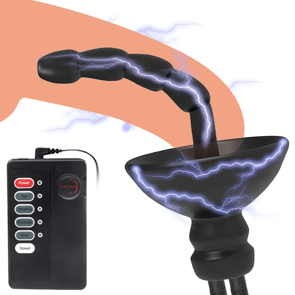 Penis Plug Choque Elétrico Sexy Brinquedos para Homens BDSM Uretral Dilators Cathers Cateteres Expander Casty Sound Alongamento