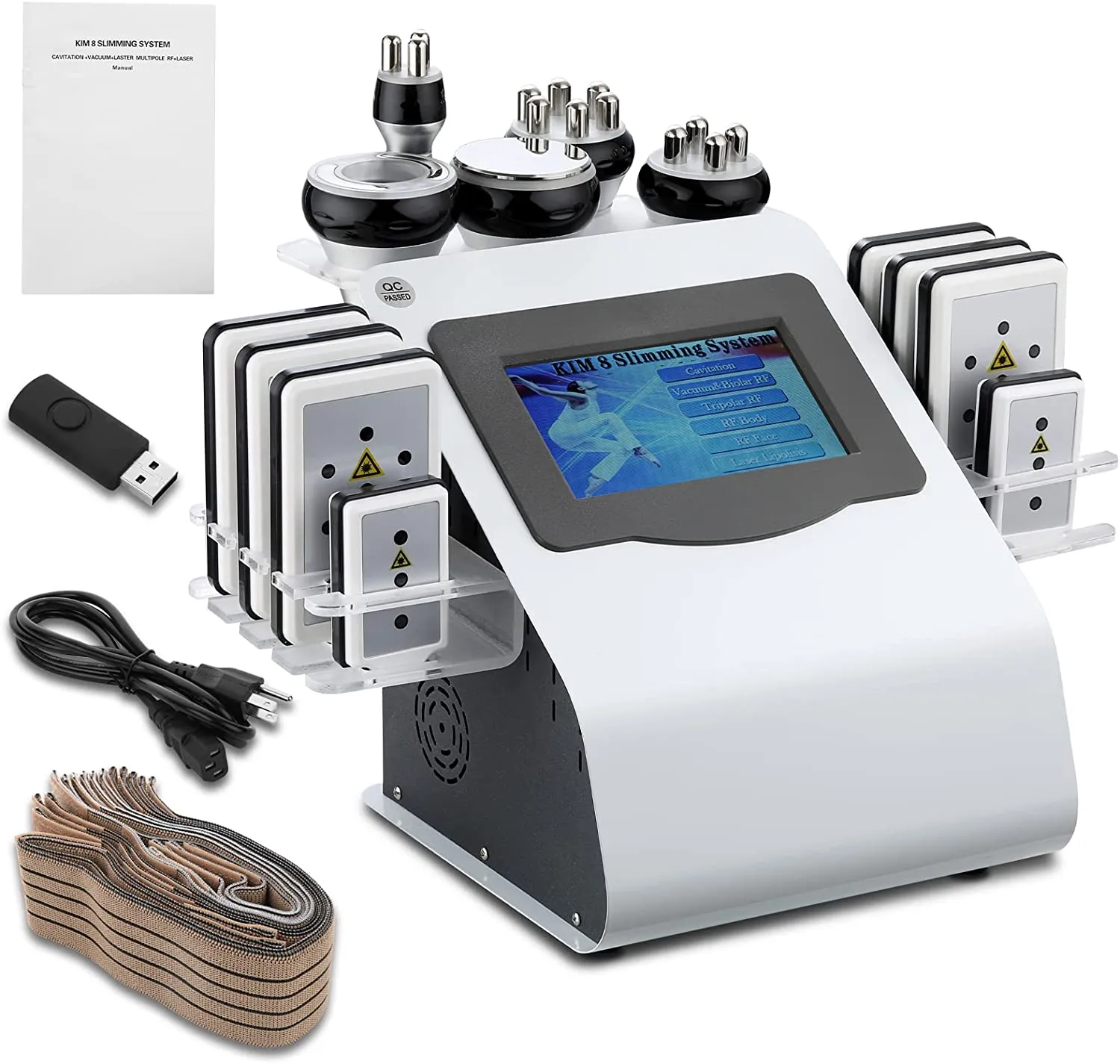 Nuova promozione multifunzionale 6 in 1 macchina dimagrante laser lipo a radiofrequenza per cavitazione ad ultrasuoni per macchina per il corpo di bellezza Fedex Spa (110 V)