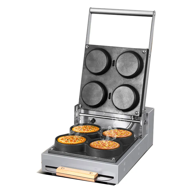 220 V Elektrische Pizza Maker Kommerziellen Mini Pizza Backform Muffin Waffel Maschine Gebäck Kochen Ausrüstung