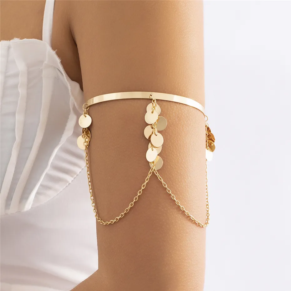 Bohemian Star Shell Sherk Sequin Pendant Tassel Chain Bracelet Bracelet Homme панк -металлическая манжета открытые браслеты для женских модных украшений