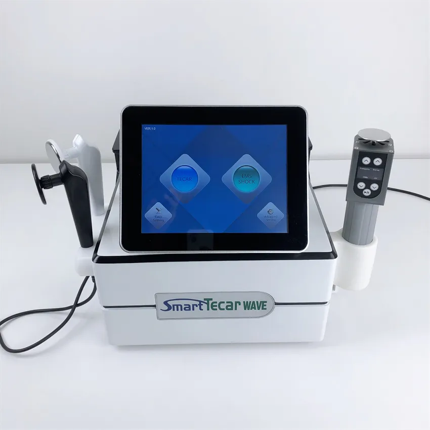 Annan skönhetsutrustning Smart Tecar Ed Shockwave Therapy Machine för fysioterapi för kroppsmärta Relief Sport Injuiry