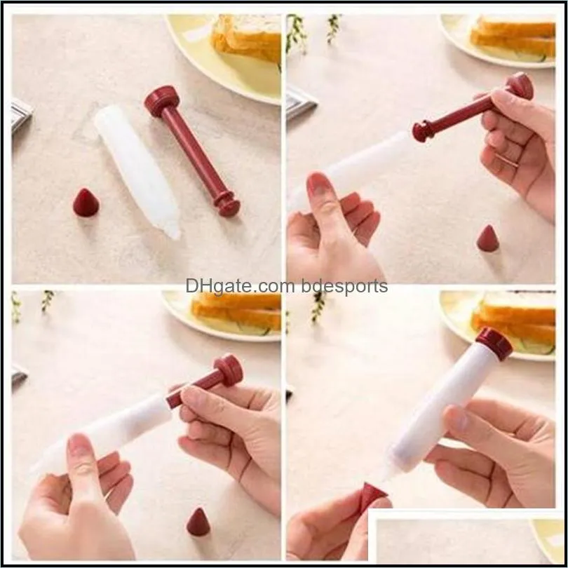 2018 Free shipping Silicone Fondant Cake Pen Pastry Icing Writing Syringe Baking Decor DIY Tools Kitchen, Dining & Bar Bakeware