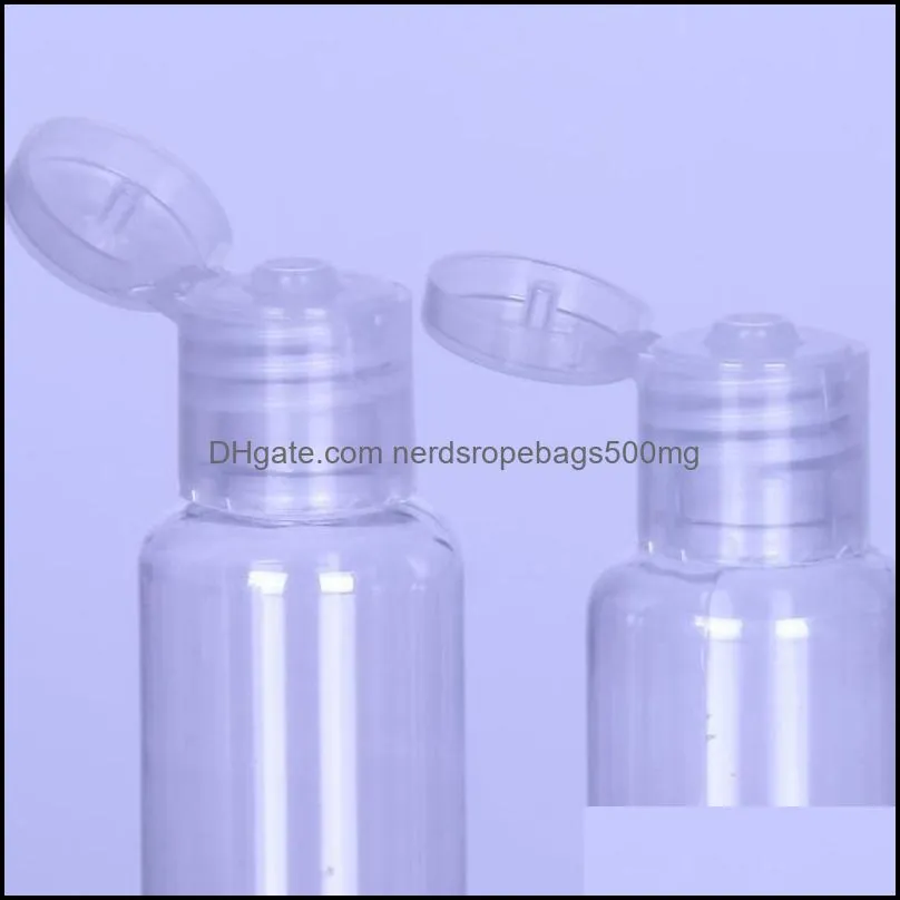 30ml Hand Sanitizer Plastic Bottles Empty Transparent Storage Bottle Liquid Separate Loading Water Agent Rotating Cove Sealed 0 28rs