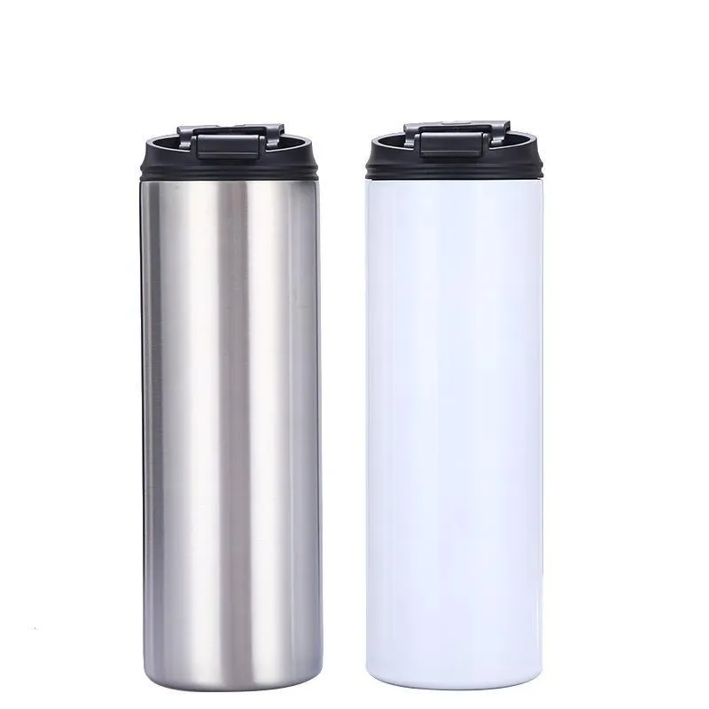 Sublimation 20oz straight tumbler straw lids tumbler straw sippy cup skinny tumbler Heat transfer mug water bottle travel mug