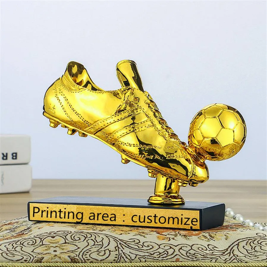 The Shooter Award Golden Trophy Cup Football Soccer Souvenirs Award