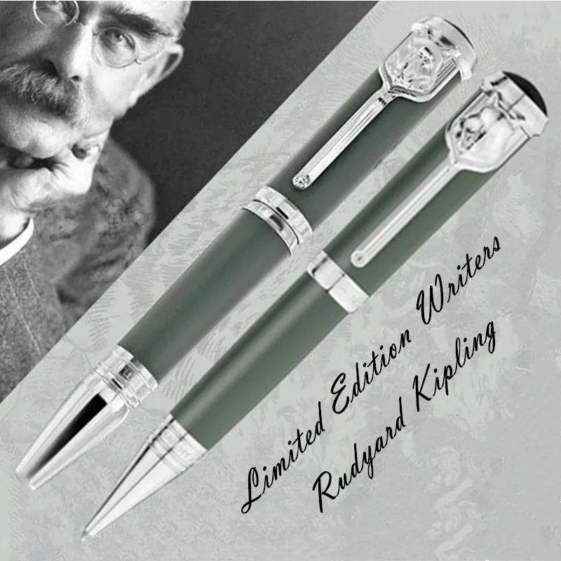 Limited Edition Writers Rudyard Kipling Signature RollerBall Pen Kugelschreiber, einzigartiges Design, Schreibbüropapier mit Seriennummer