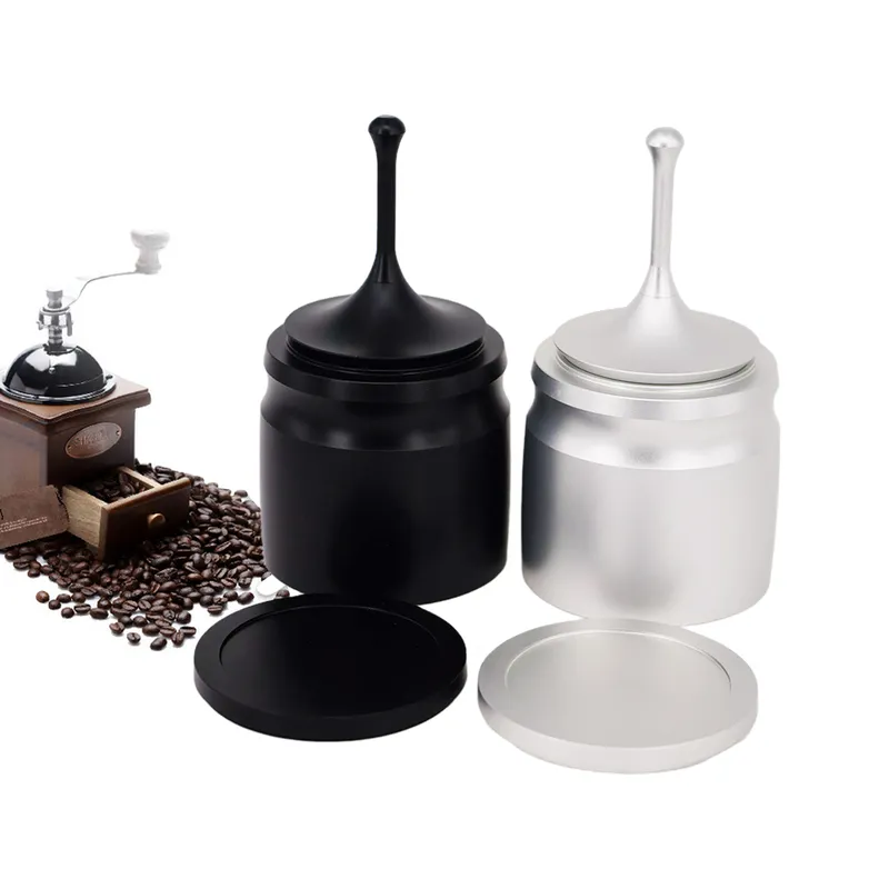 Anello di dosaggio intelligente in alluminio 58MM Raccoglitore di polvere per espresso Barista per smerigliatrice EK43 Ciotola per tazza di caffè Tamper 220509