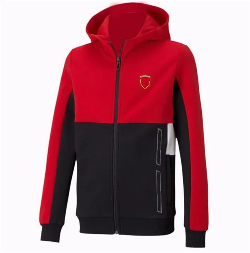 new F1 racing hoodie autumn and winter team work clothes with the same customization