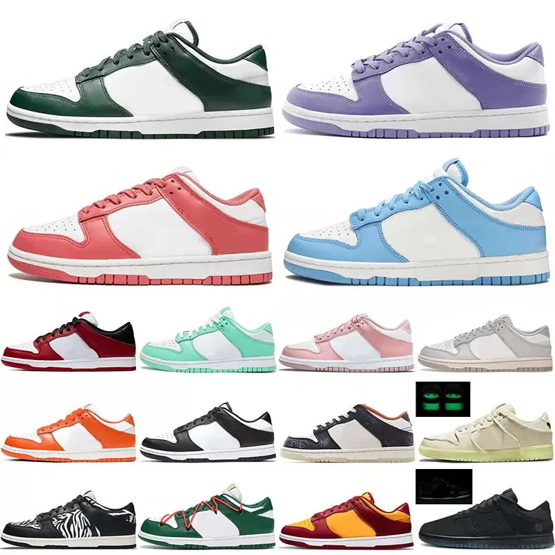 homens mulheres corrida sapatos casuais tênis baixos Cinza Nevoeiro Branco Preto Panda Pigeon Kentucky Cactus Green Coast tênis masculino Jogging