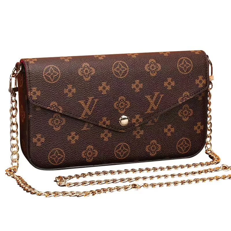 Bolsas Felicie Pochette Bolsa de designer de luxo Carteira de couro genuíno Moda de alta qualidade Bolsa mensageiro de ombro feminina Louise Bolsa vutton Bolsa tiracolo viuton