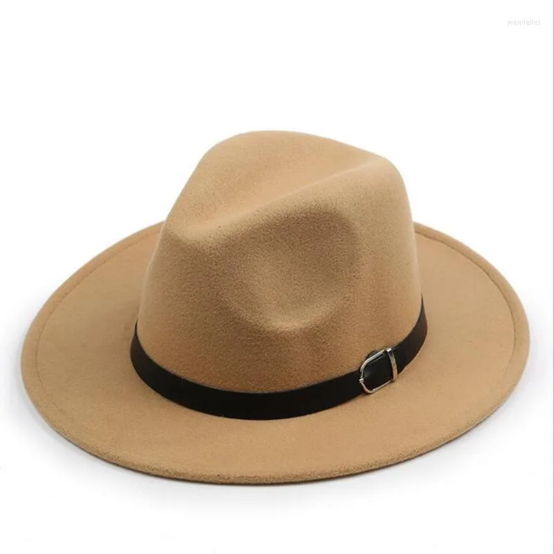 Baskenmützen Chapeu Feutre Design Damen-Fedora-Hut für Damen, breite Krempe, Sombreros, Jazz-Kappe, Panamahut, Baskenmützen, Baskenmützen, Wend22