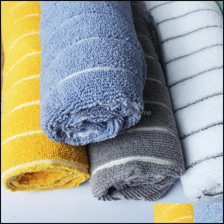 Thickened towel cleaning cloth double-sided absorbent household kitchen contains Xinjiang cotton