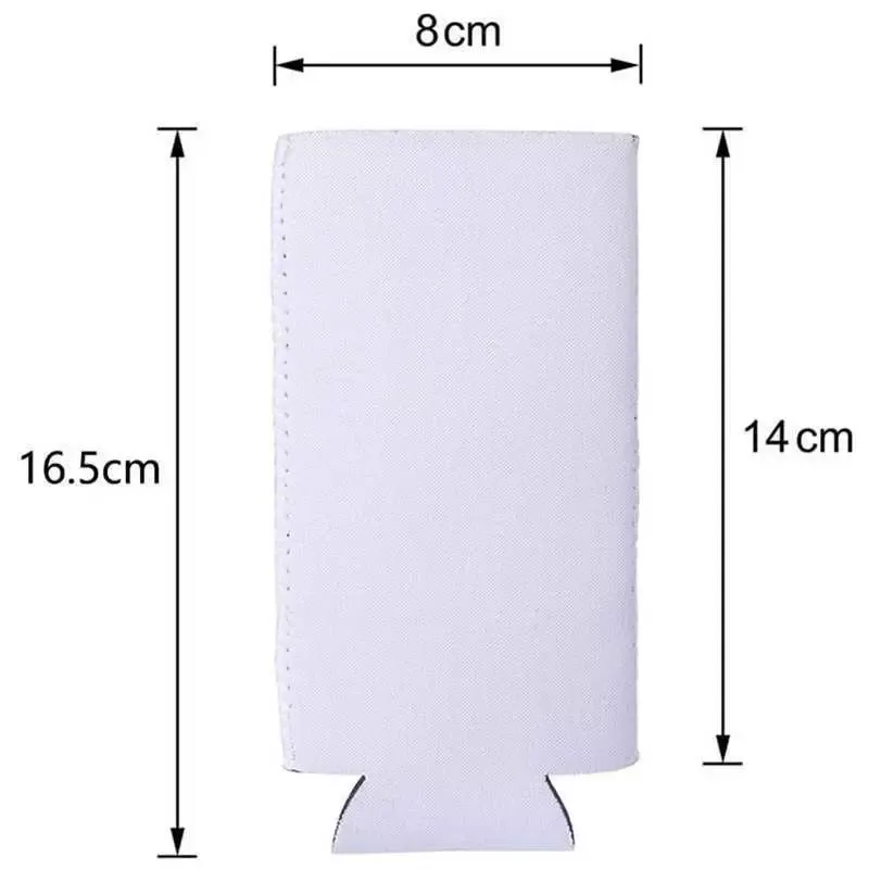 Sublimation Beer Bottle Koozies Party Favor Blank White Wine