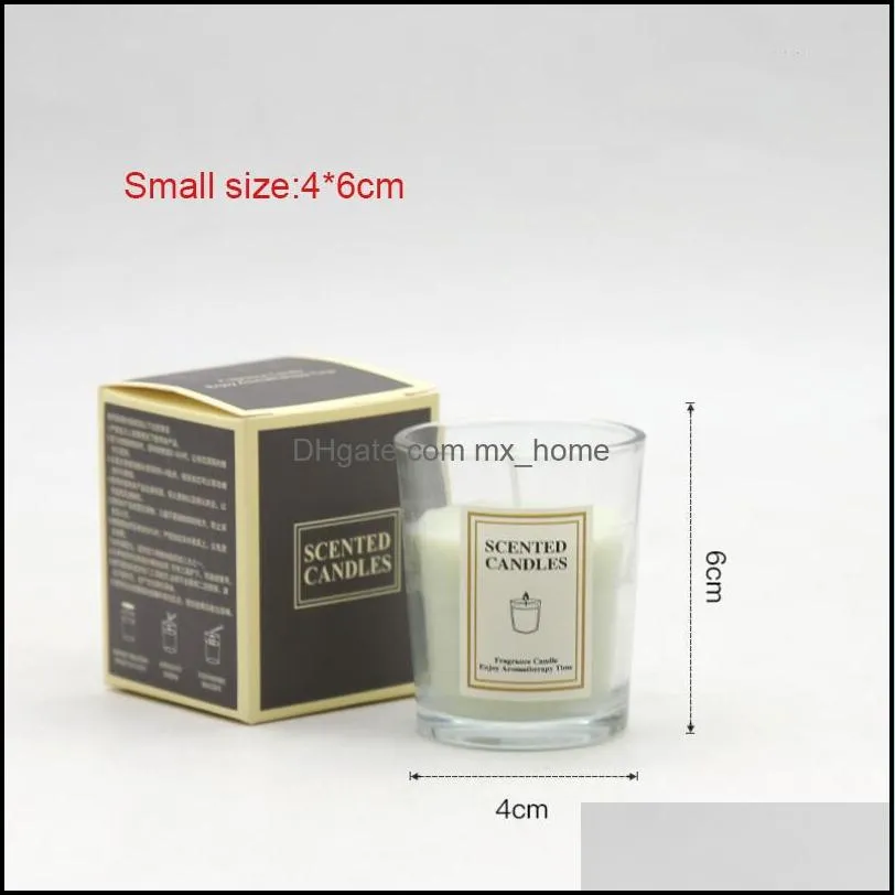 nordic ins romantic gift aromatherapy candles fragrance  oil lasting incense candle glass smokeless soy wax