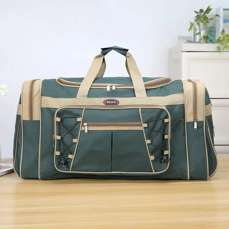 Duffel Bags Vintage Travel Duffle Storage Handbag Multifunction Waterproof Oxford Fabric Bag Large Capacity Luggage Fitness XA101CDuffel