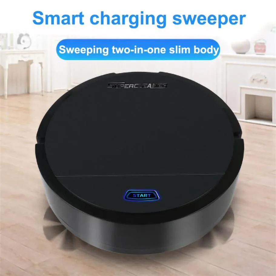 Robot Vacuum Cleaner USB Rechargeable Floor Sweeping Robot Dust Catcher