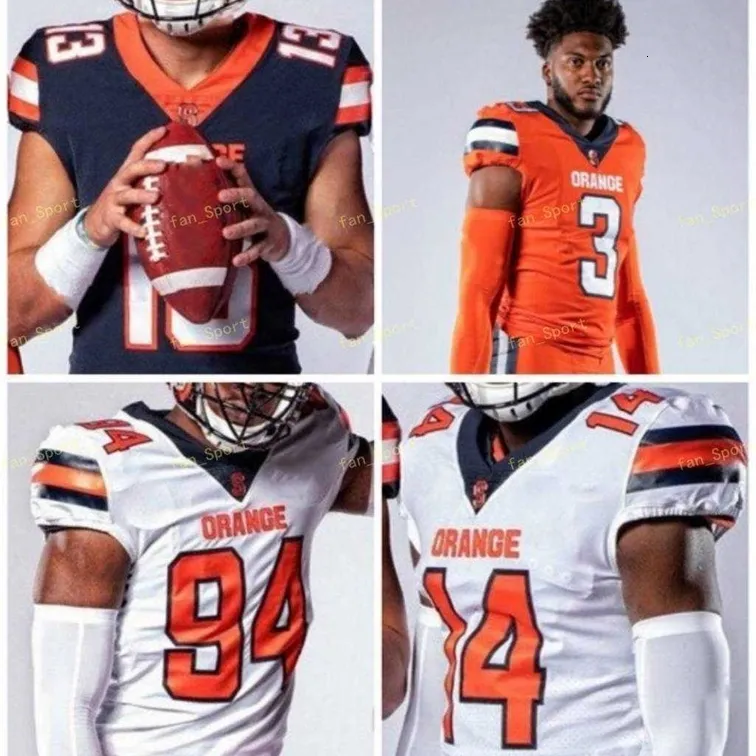 NN1 College Jerseys Syracuse Orange 8 Marvin Harrison 44 Jim Brown 45 Art Monk 54 Dwight Freeney 17 Jamal Custis Custom Football Stitched