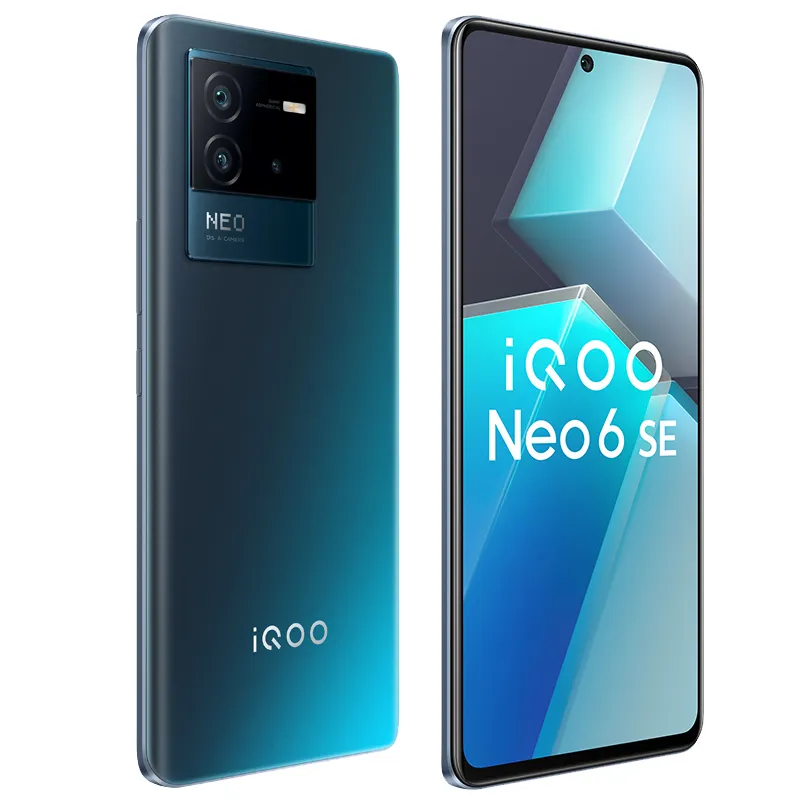 오리지널 Vivo IQOO NEO 6 SE 5G 휴대폰 8GB RAM 128GB 256GB ROM SNAPDRAGON 870 64MP NFC Android 6.62 "AMOLED 120HZ E4 풀 스크린 지문 ID 얼굴 스마트 핸드폰