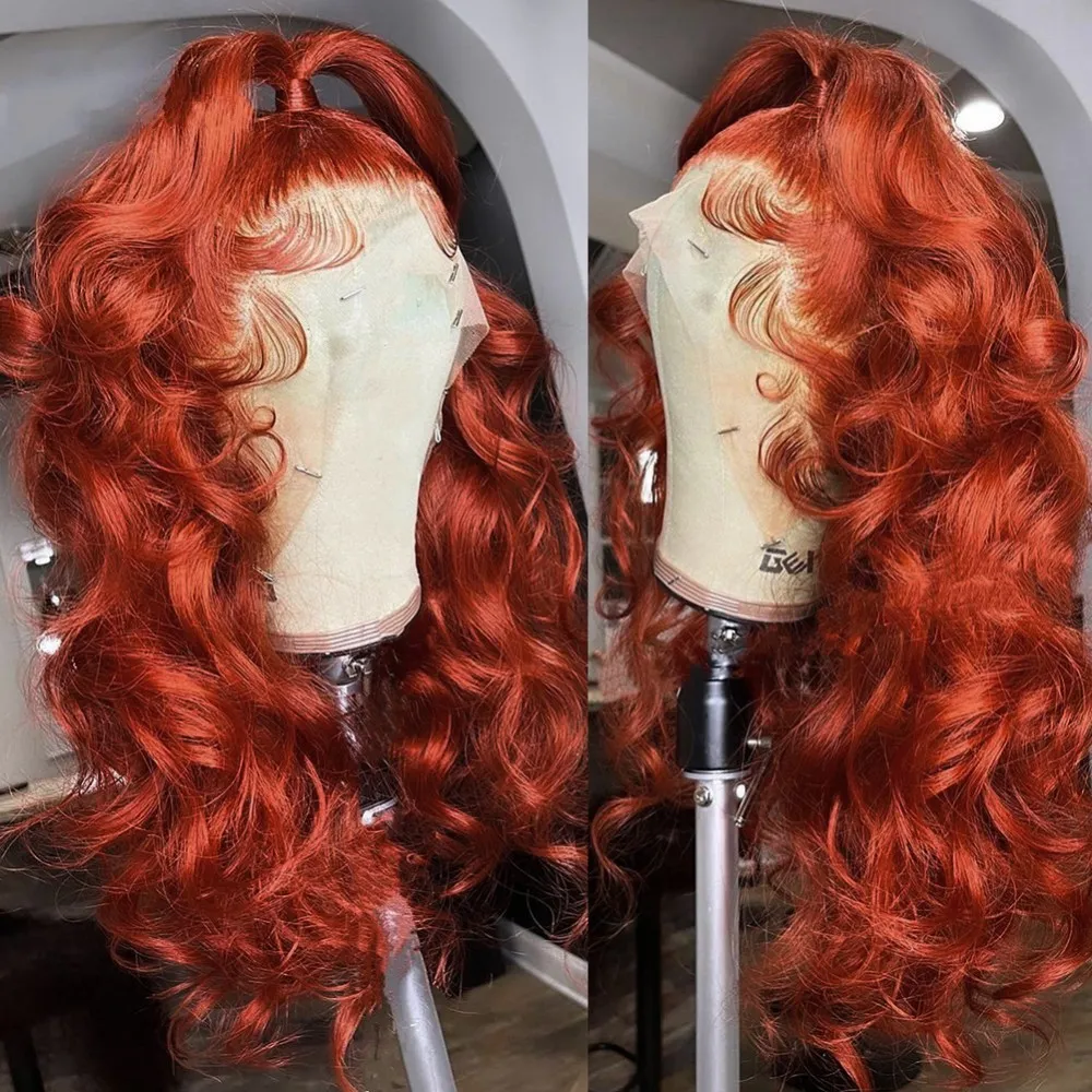 71,1 Cm Kastanienbraune 360 Lace Front Perücke Aus Echthaar – 200% Dichte, Vorgezupft, Mit HD-Spitze