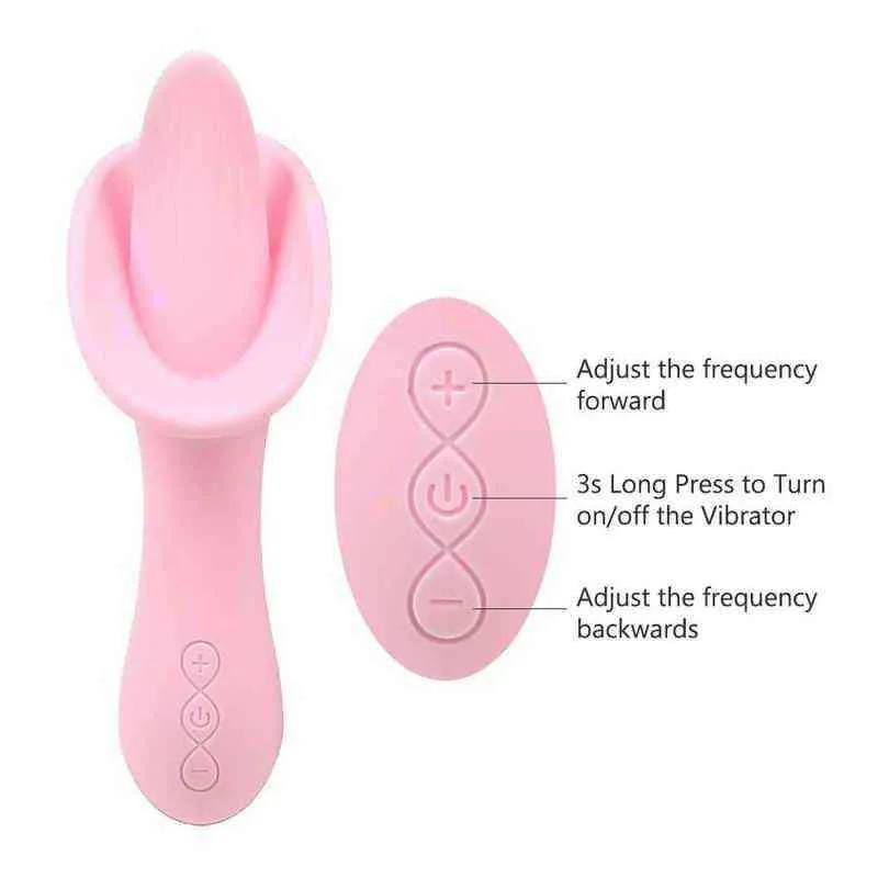 Ikoky NXY Vibrators Tongue Vibrator Oral Sex Massager 10 Mode Clitoris Stimulator Silicone Female Masturbator_voghion.com