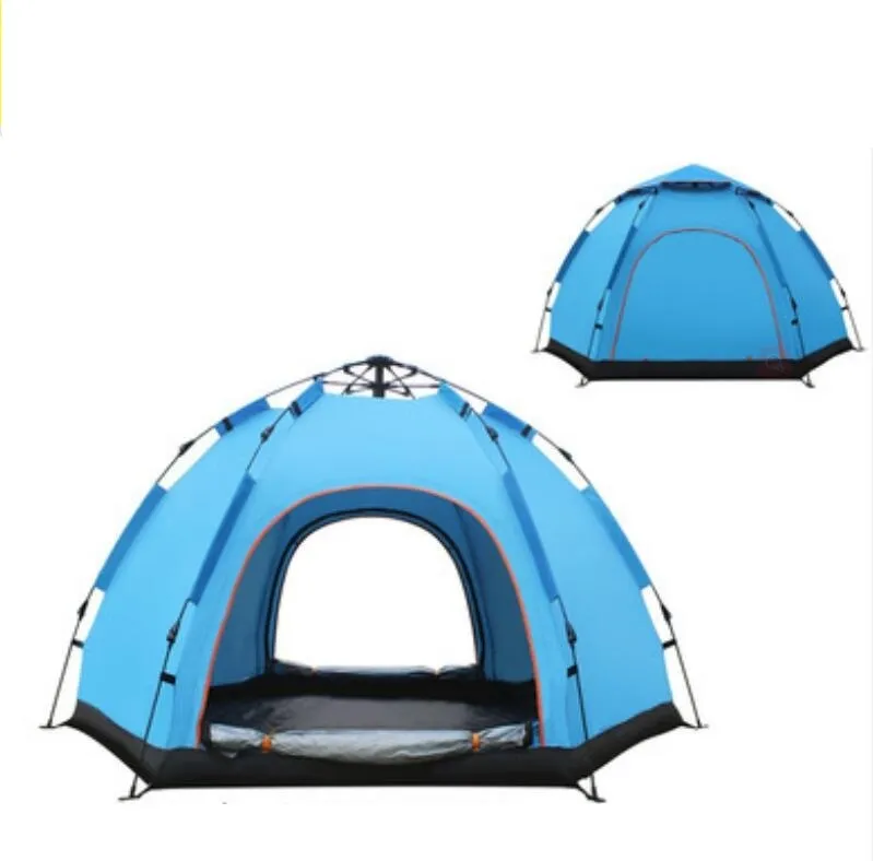 Automatische rugzak tent draagbaar gratis om te bouwen camping luifel schuilplaats strand zonnescherm zonnebrandcrème tent snel open outdoor reiskamp slaapt tenten voor 3-5 persoon