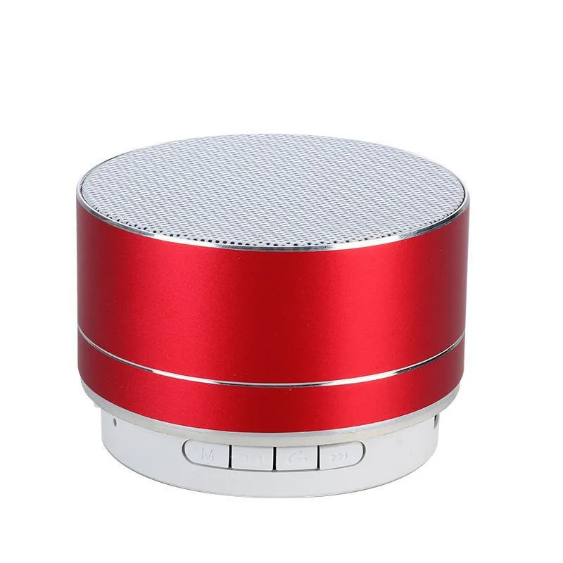 Wrdlosy Classics Metal Aluminum Mini Bluetooth Speaker Wireless Portable Column Sport Outdoor Speaker Stereo