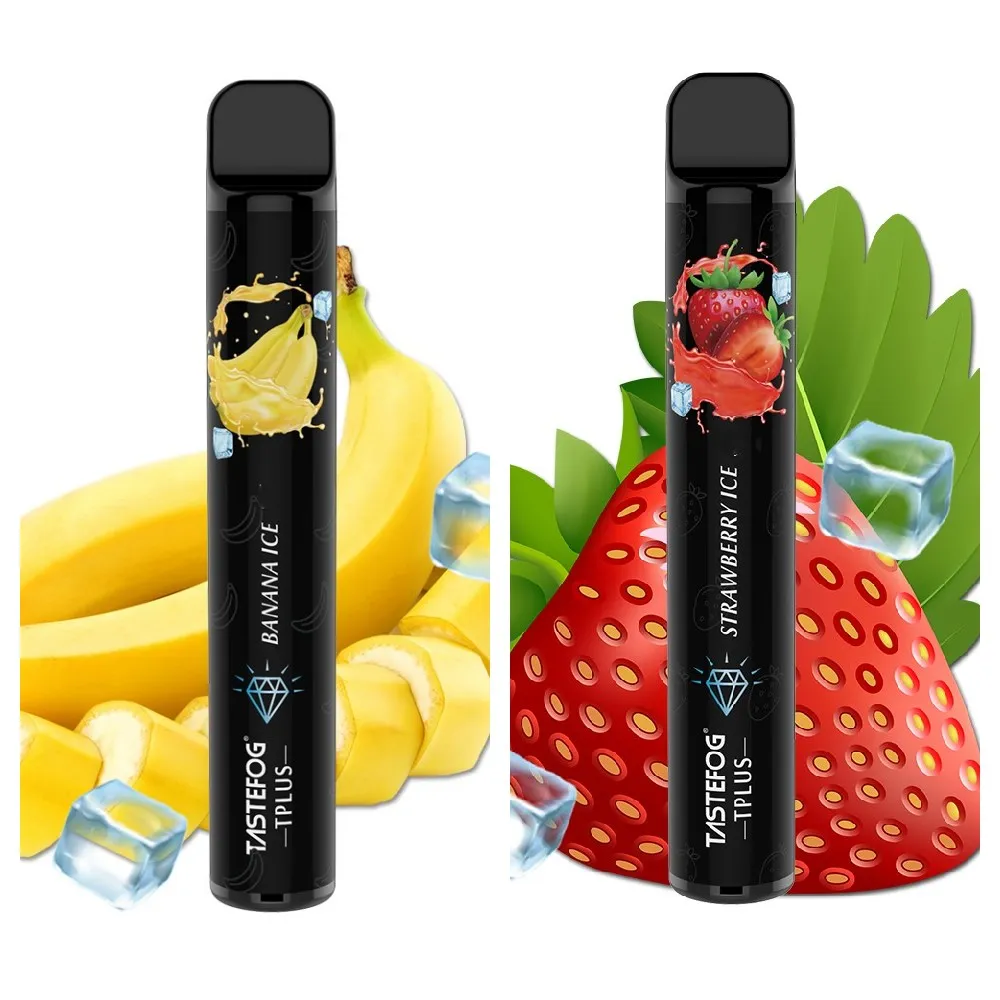 Tastefog Electric Cigarette 800 Puffs Ondesable Vape Tobaccco испаритель TPD CE ROHS утвержденные оптовыми 11 вкусами английский испанский пакет