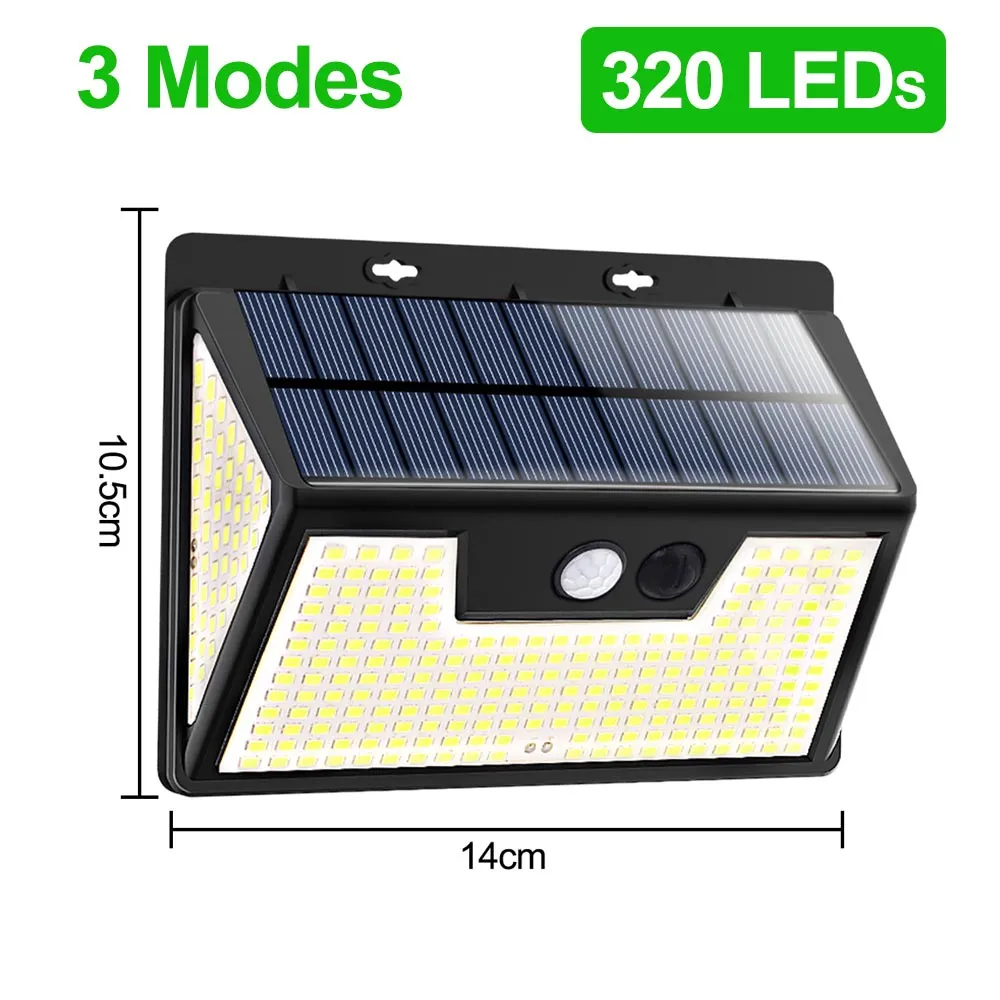 2 4 6packs outdoor solar light motion sensor 51 led 3