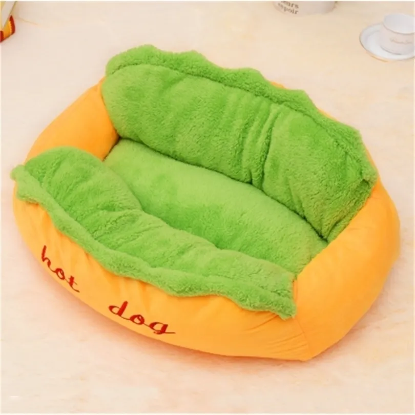 Hot Dog Bed Pet Winter Beds Fashion Soffa Cushion levererar varmt hundhus husdjur sovsäck mysig valp bo kennel 201225