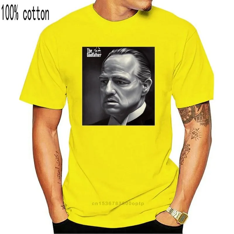 Herr t-shirts män tshirt marlon brando ritning herr t-shirt kvinnor tees topp