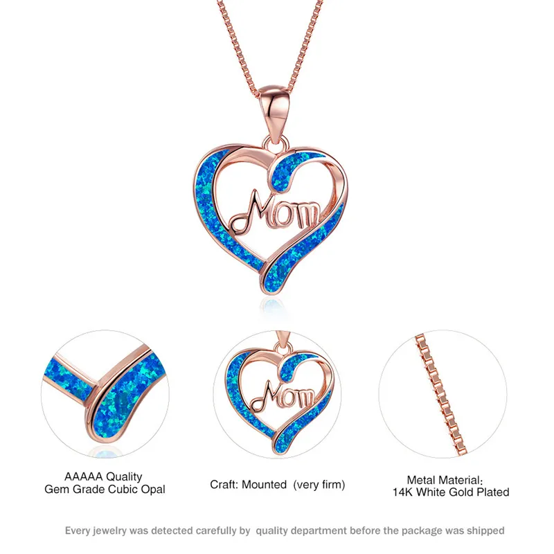S925 argent Sterling faveur en forme de coeur maman lettre pendentif collier 2022 fête des mères cadeau bijoux