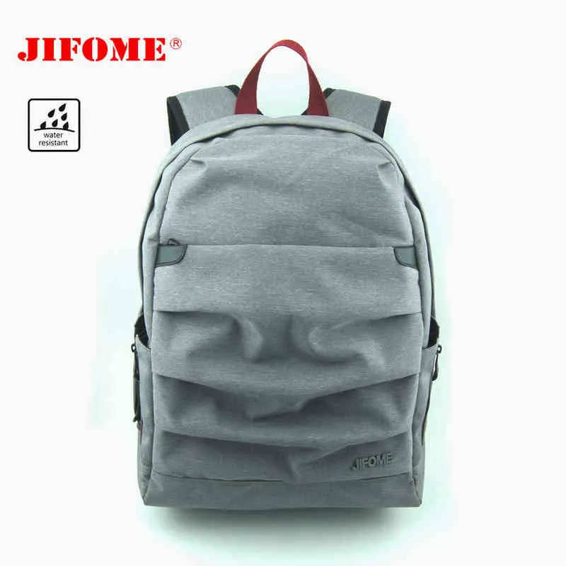 Jifome 15.6 "Waterpellent Rucksack nylonowa torba podróżna college laptop laptopa plecak Torba szkolna Slim Mochila