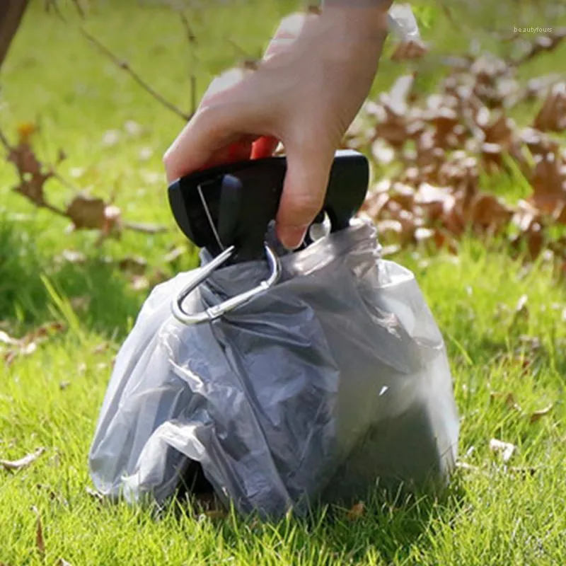 Dispensador de bolsas para excrementos de mascotas para viajes al aire libre para perros, recogedor plegable para excrementos, accesorios para Perros