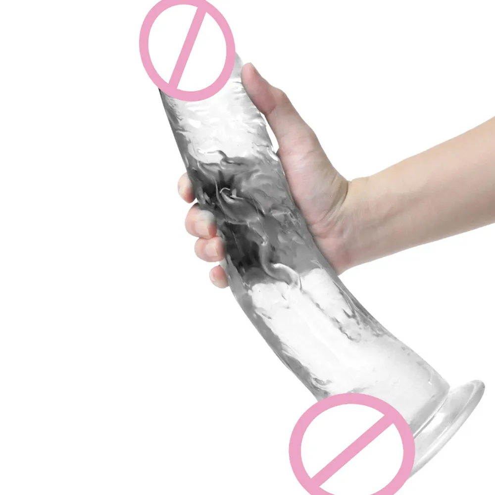 Transparenter realistischer Penis für Frauen, große Dildos, XXL-Analplug, vaginales sexy Spielzeug, Männer, schwuler weiblicher Masturbator, männliche Erwachsene Produkte