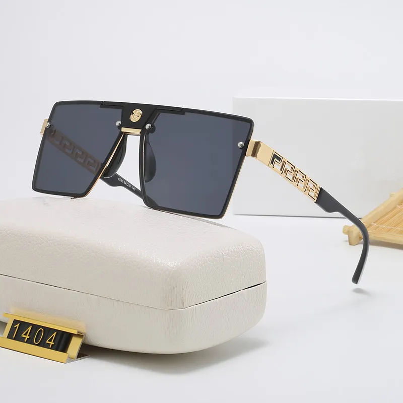 2022 New Gradient Sunglasses for Men Fashion Metal Big Frame Sun Glasses Brand Design Luxury Lunette De Soleil Homme UV400